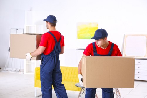 Removalists loading household furniture for a move in Queens Park