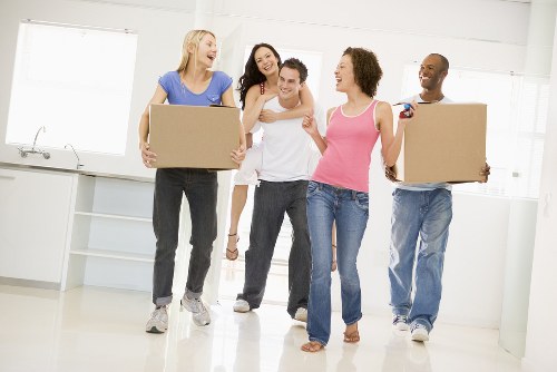 Movers handling a fast same-day house move in Queens Park