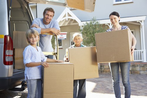 Packing boxes and moving supplies for a Queens Park home move