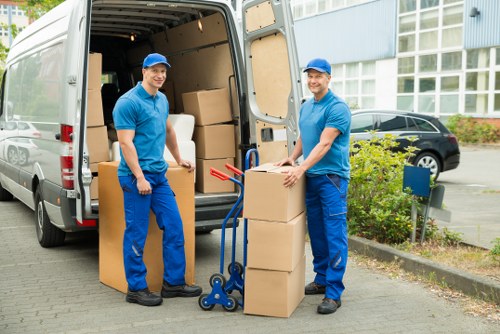 Local van service handling household items near Queens Park flats