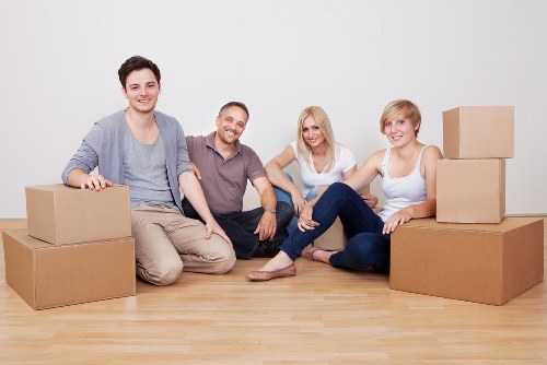 Packing and transporting office furniture for a Queens Park relocation
