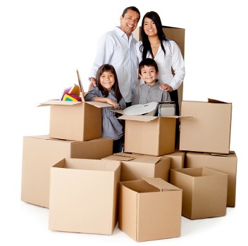 Careful loading of household furniture for a Queens Park move